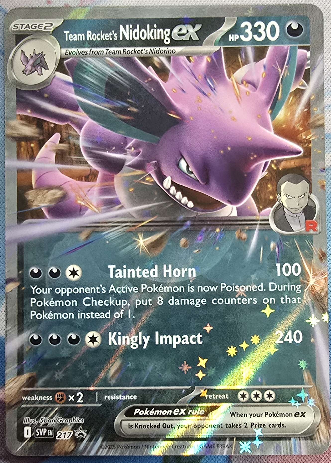 Team Rocket's Nidoking Ex – Promo